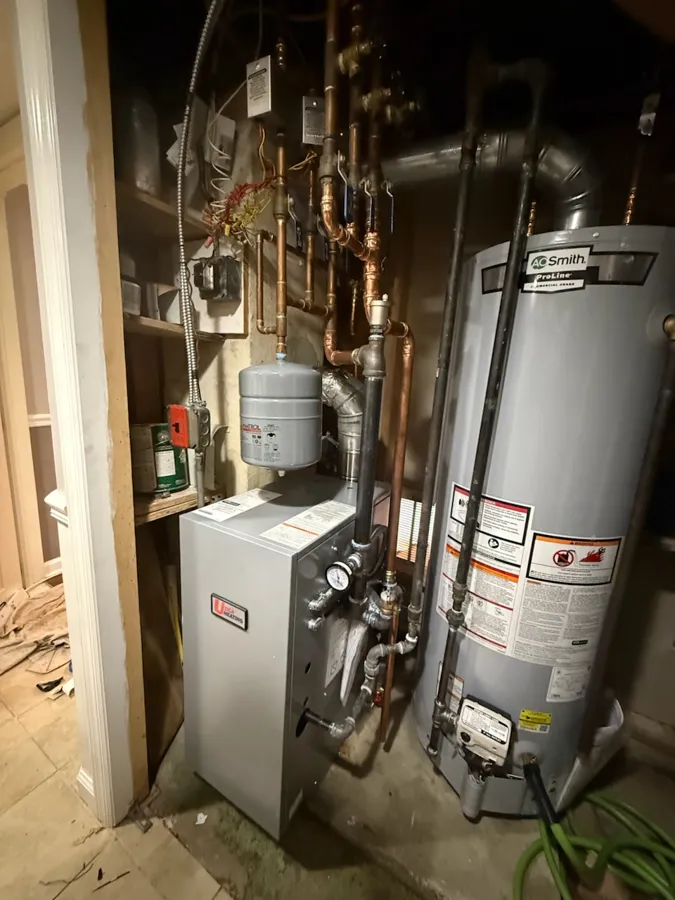 Gas boiler and water heater installed by American Way